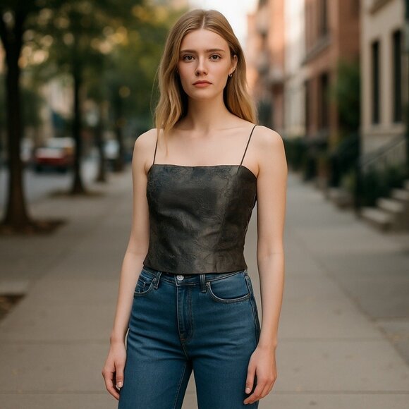 J.R. Nites By Caliendo Tops - J.R. Nites By Caliendo Embroidered Corset Sz 10 Y2K Witchy Goth Whimsy Coquette